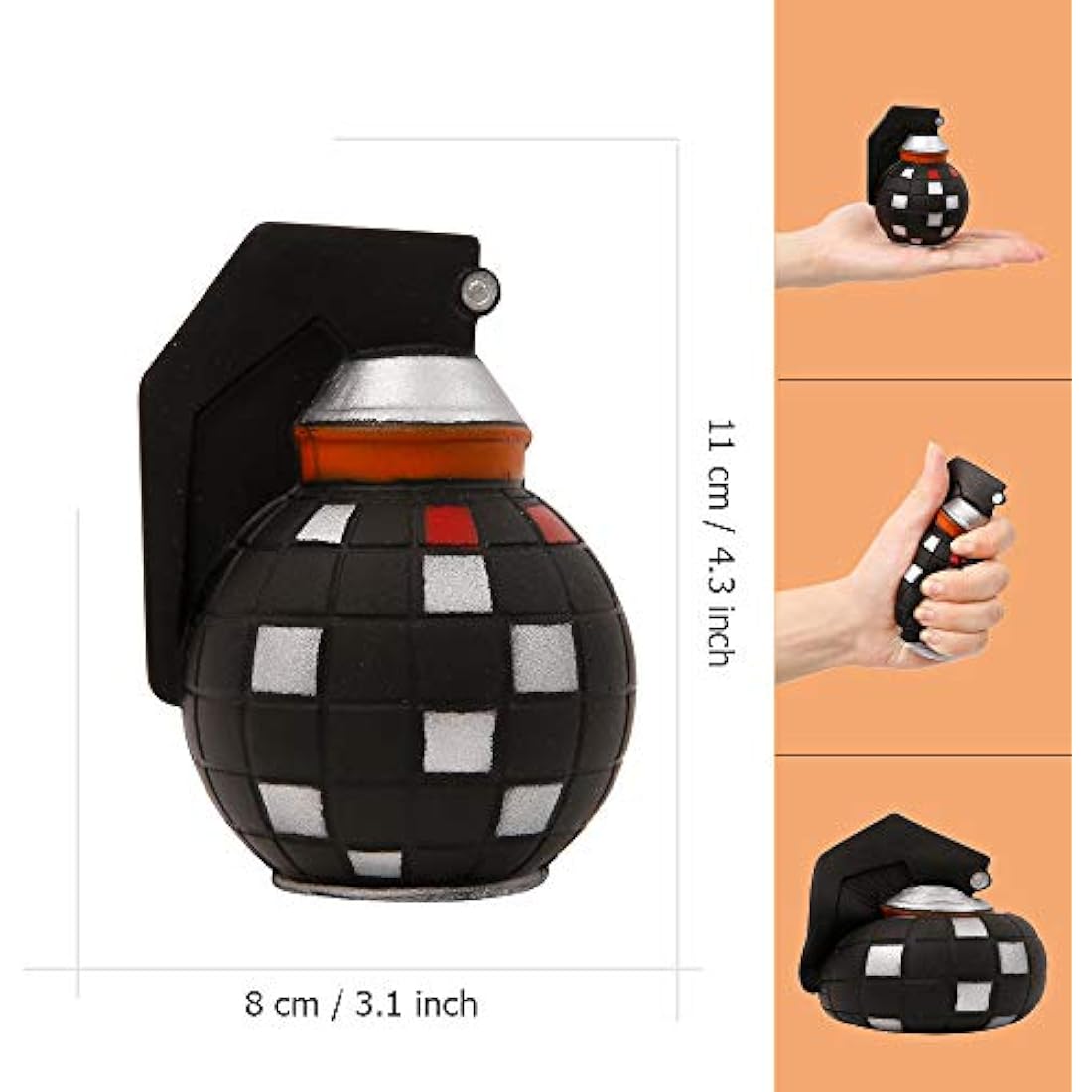 Anboor Grenade Squishies – Slow Rising Scented Foam Stress Relief Toy