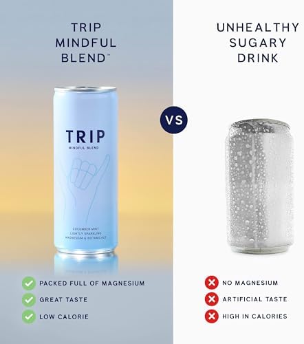 TRIP Mindful Blends Magnesium Sparkling Drink - Mixed Pack (12 x 250ml)