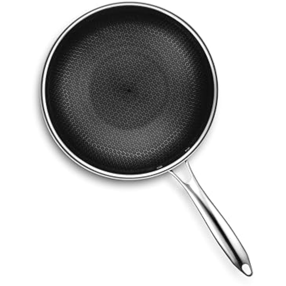 HexClad 25 cm Hybrid Nonstick Wok – Induction Ready & Oven Safe