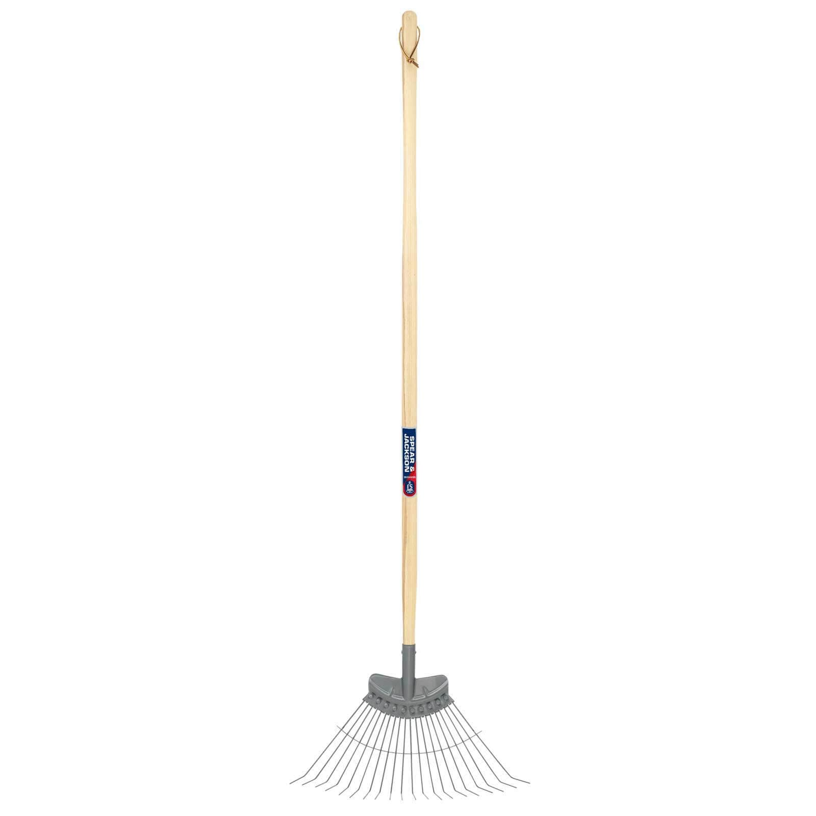 Spear & Jackson Neverbend Heavy Duty 48" Flexo Lawn Rake – 20 Tine