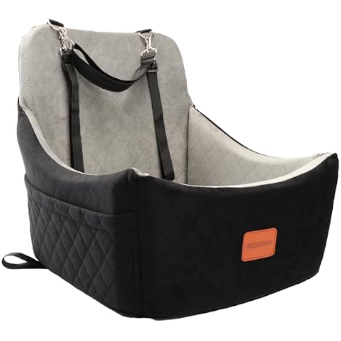 Wooaidagg Dog Car Seat | Memory Foam Pet Booster Bed for Medium Dogs