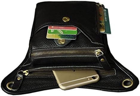 Leather Drop Leg Bag – Motorcycle Thigh Waist Fanny Pack