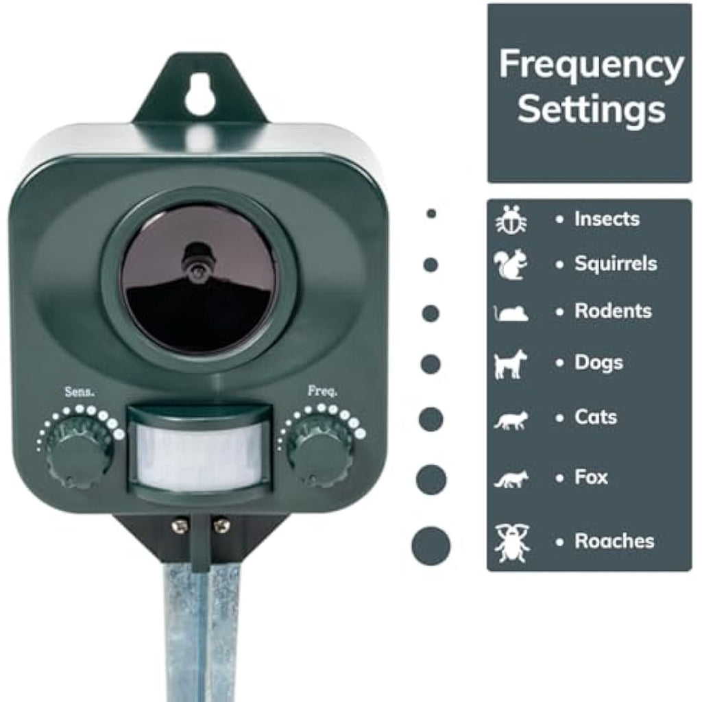 Jolof Store Waterproof Ultrasonic Cat Repeller – Battery Powered Scarer