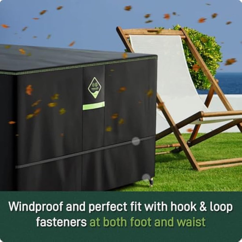 AWNIC Waterproof Garden Furniture Cover – 420D Oxford Patio Table Cover