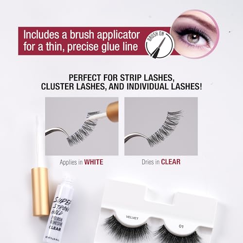 i•ENVY Super Strong Hold Eyelash Adhesive – Waterproof Clear Lash Glue