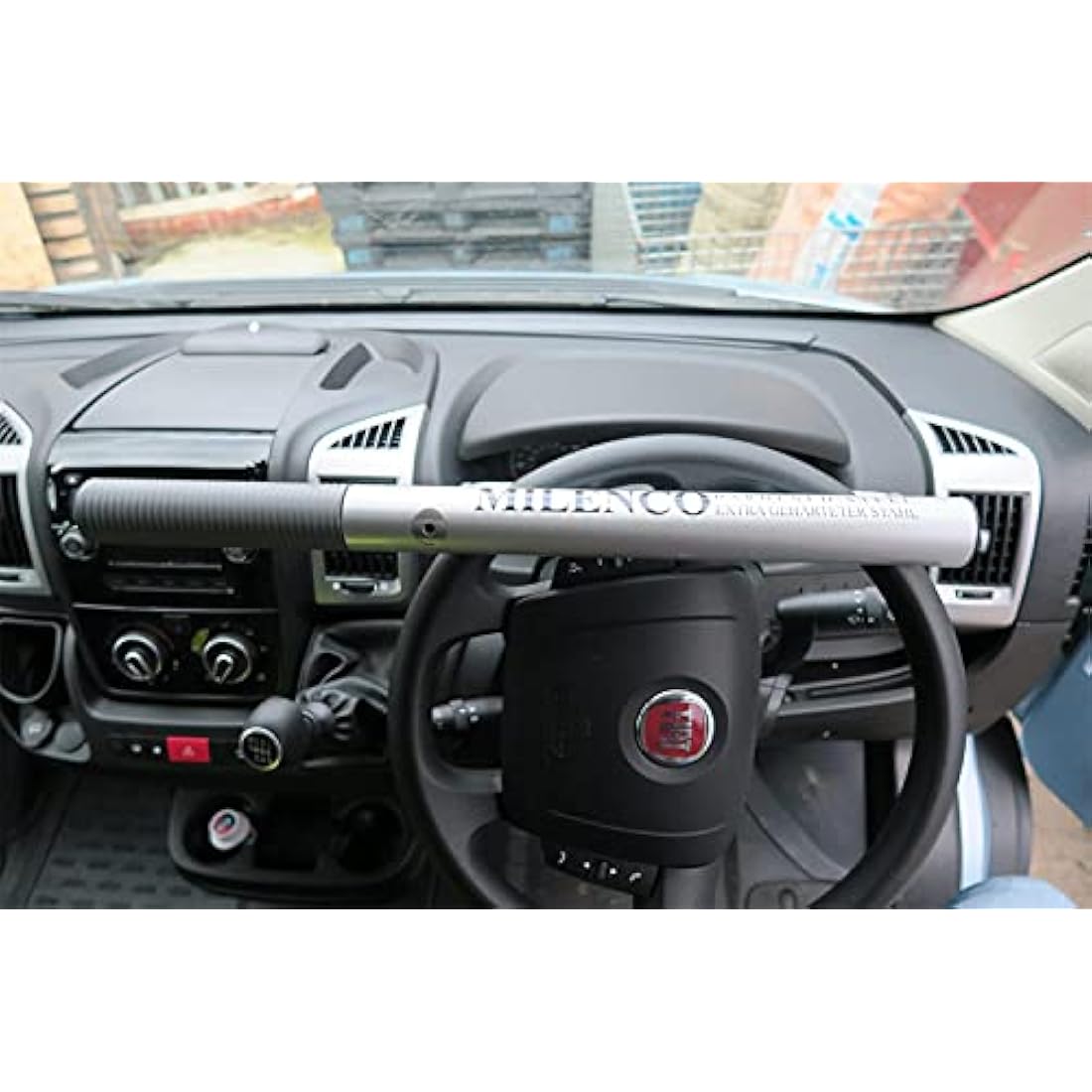 Milenco High Security Steering Wheel Lock – Sold Secure Gold Silver