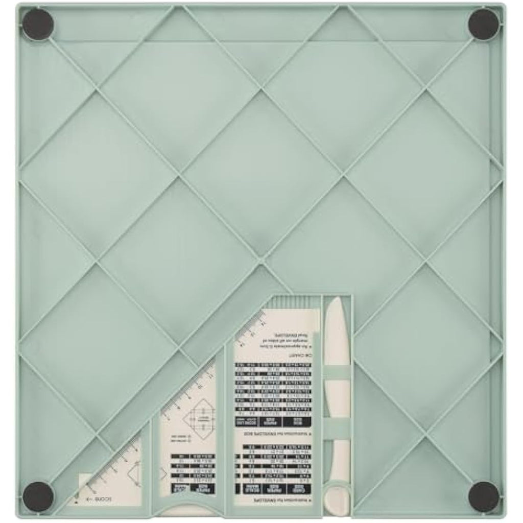 Vaessen Creative Scoring Board 30.5cm | Mint Green Paper Craft Tool