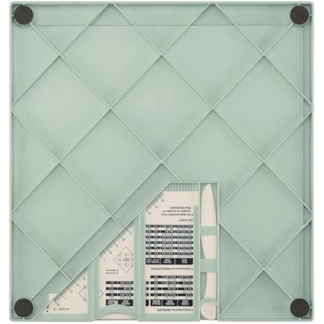 Vaessen Creative Scoring Board 30.5cm | Mint Green Paper Craft Tool