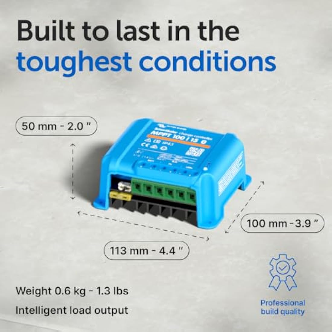 Victron Energy SmartSolar MPPT 100/15 Charge Controller | Bluetooth