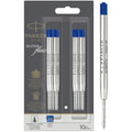Parker Ballpoint Pen Refills | Medium Point Blue QUINKflow Ink | 10 Count