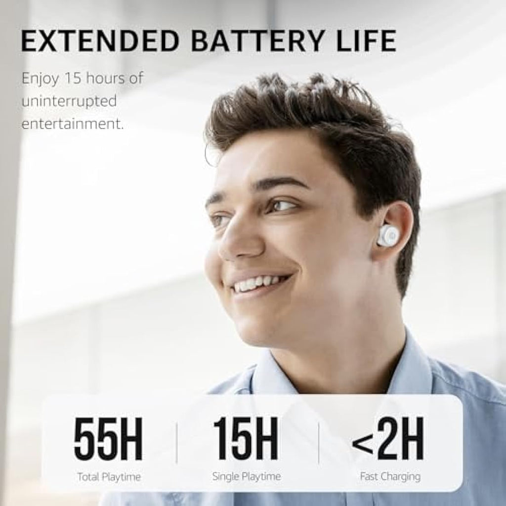 TOZO T10 Wireless Earbuds | Bluetooth 5.3 IPX8 Waterproof Headphones