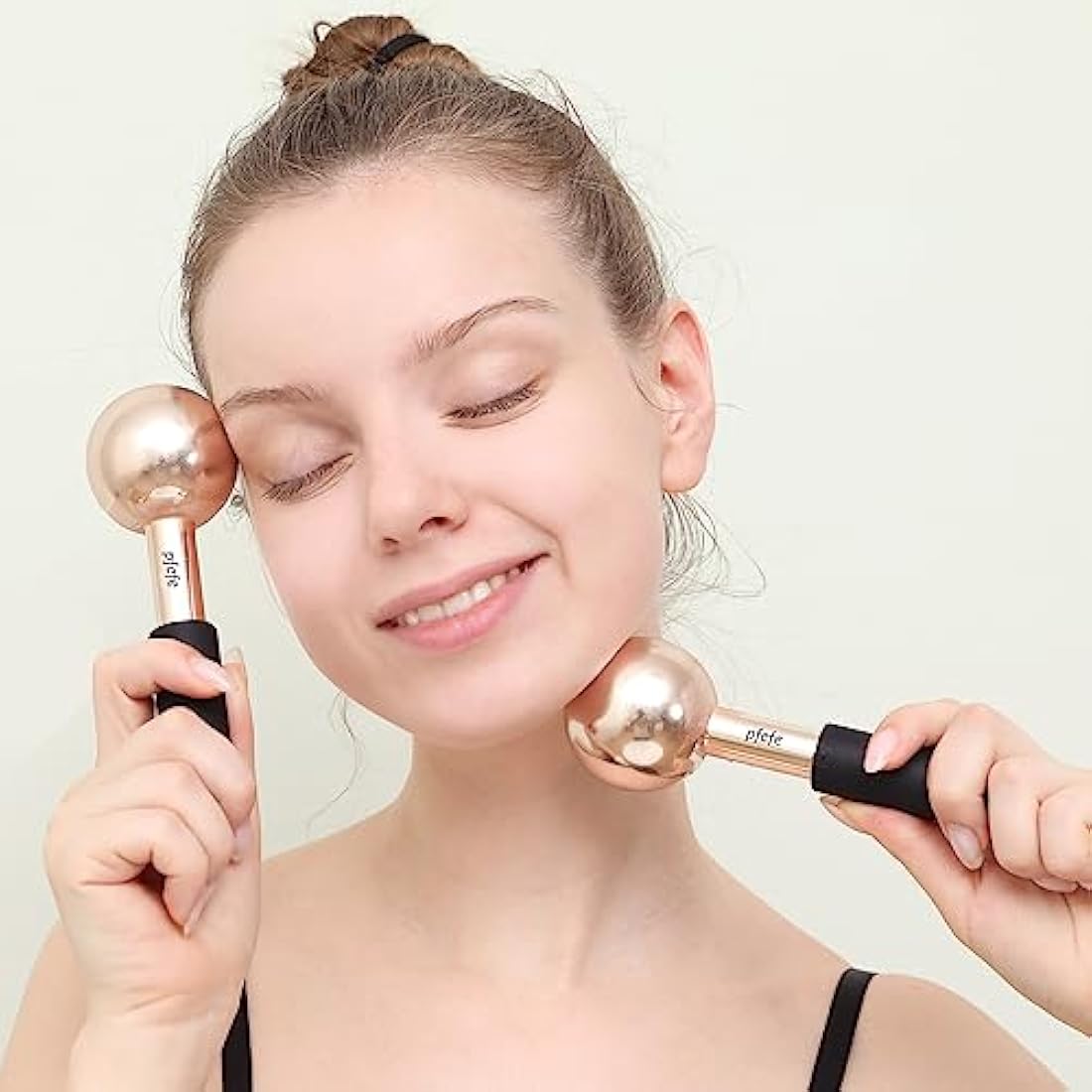 Pfefe Stainless Steel Ice Globes for Face | Unbreakable Cryo Sticks