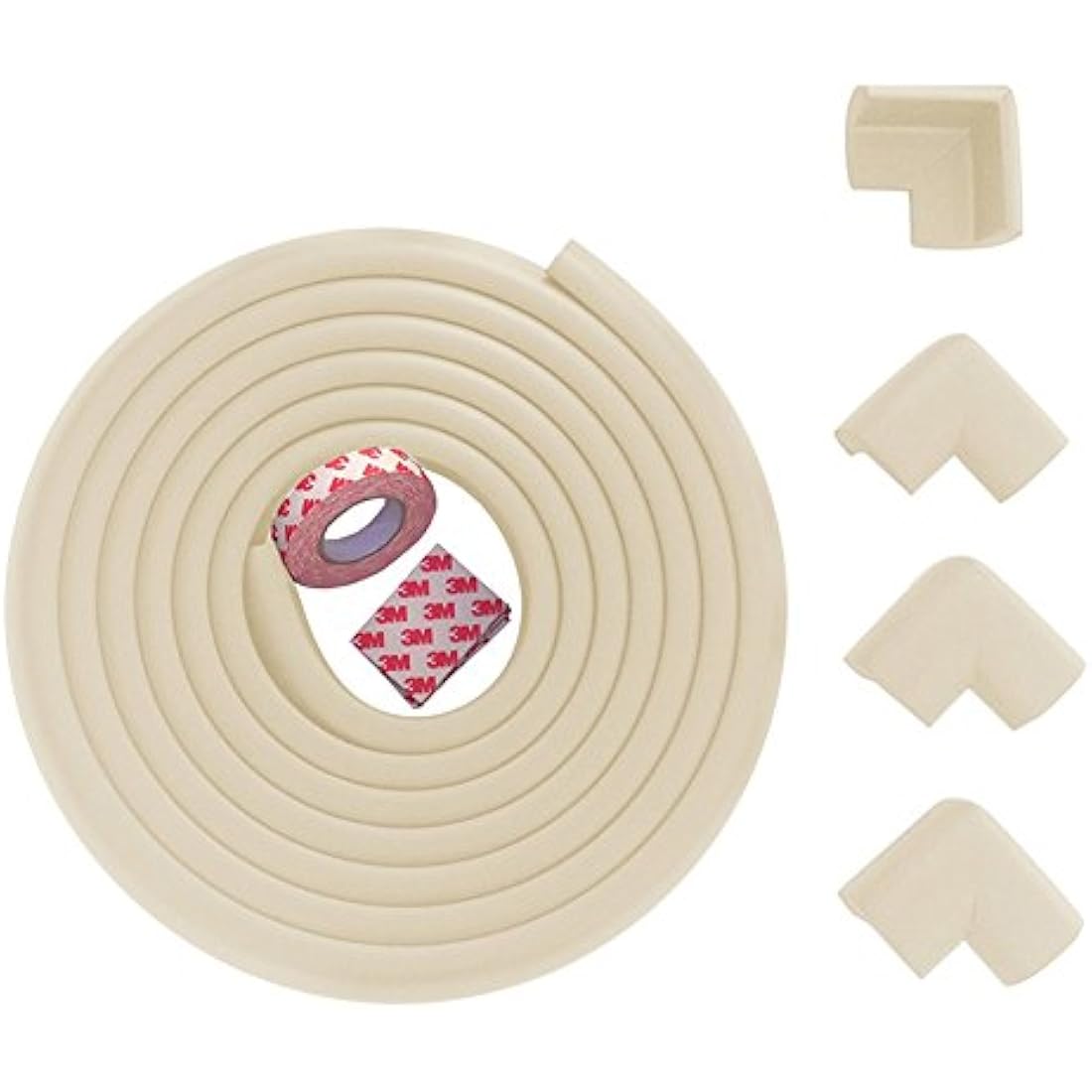 Fairy Baby Edge and Corner Guards – Non-Toxic Childproofing (Cream)