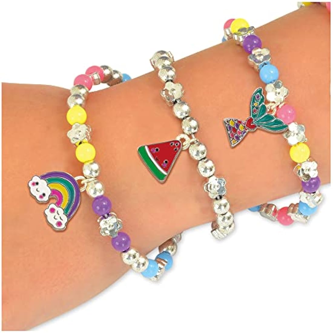 Galt Charm Bracelets Making Kit – Kids Arts and Crafts Set with Beads