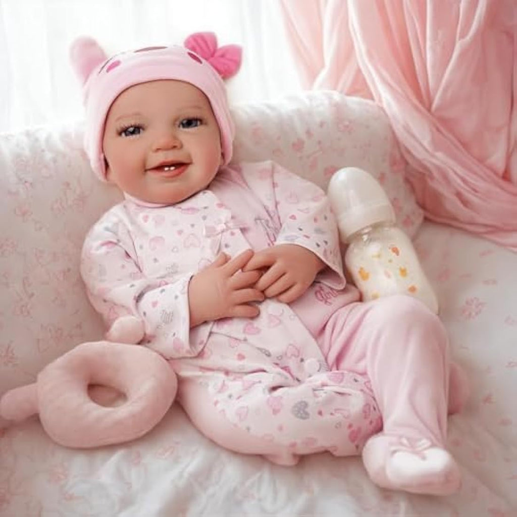 BABESIDE 20 Inch Realistic Reborn Baby Doll – Lifelike Silicone Vinyl Girl