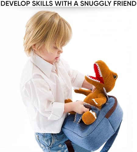Jolof Store Toddler Backpack with Stuffed Animal Plush Toy for Kids