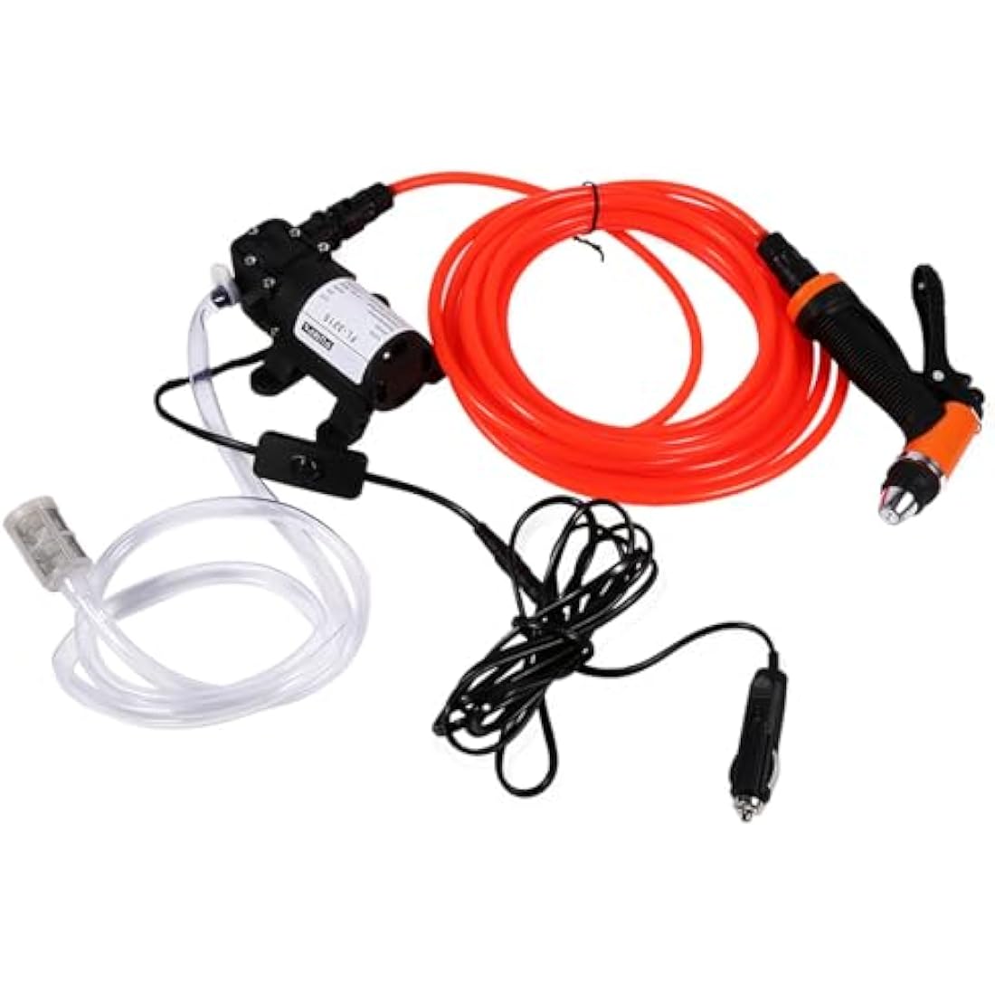 12V Portable Electric Car Washer Pump - High Pressure Device