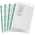 Esselte A4 Punched Pockets – 34 Micron Embossed Poly Pockets (Pack of 200)
