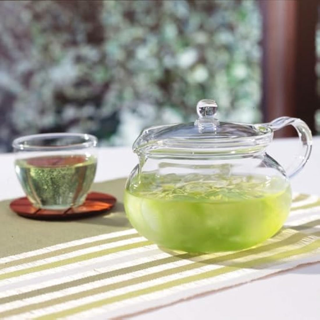 Hario Chacha Kyusu-Maru Glass Teapot – 700ml Japanese Tea Brewer