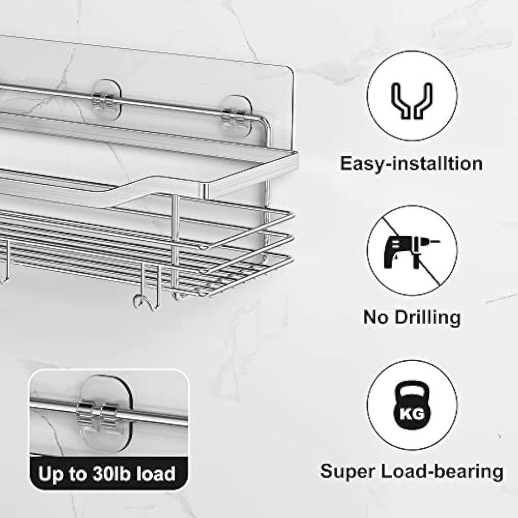 Orimade Shower Caddy – 2 Pack Adhesive Stainless Steel Bathroom Shelf