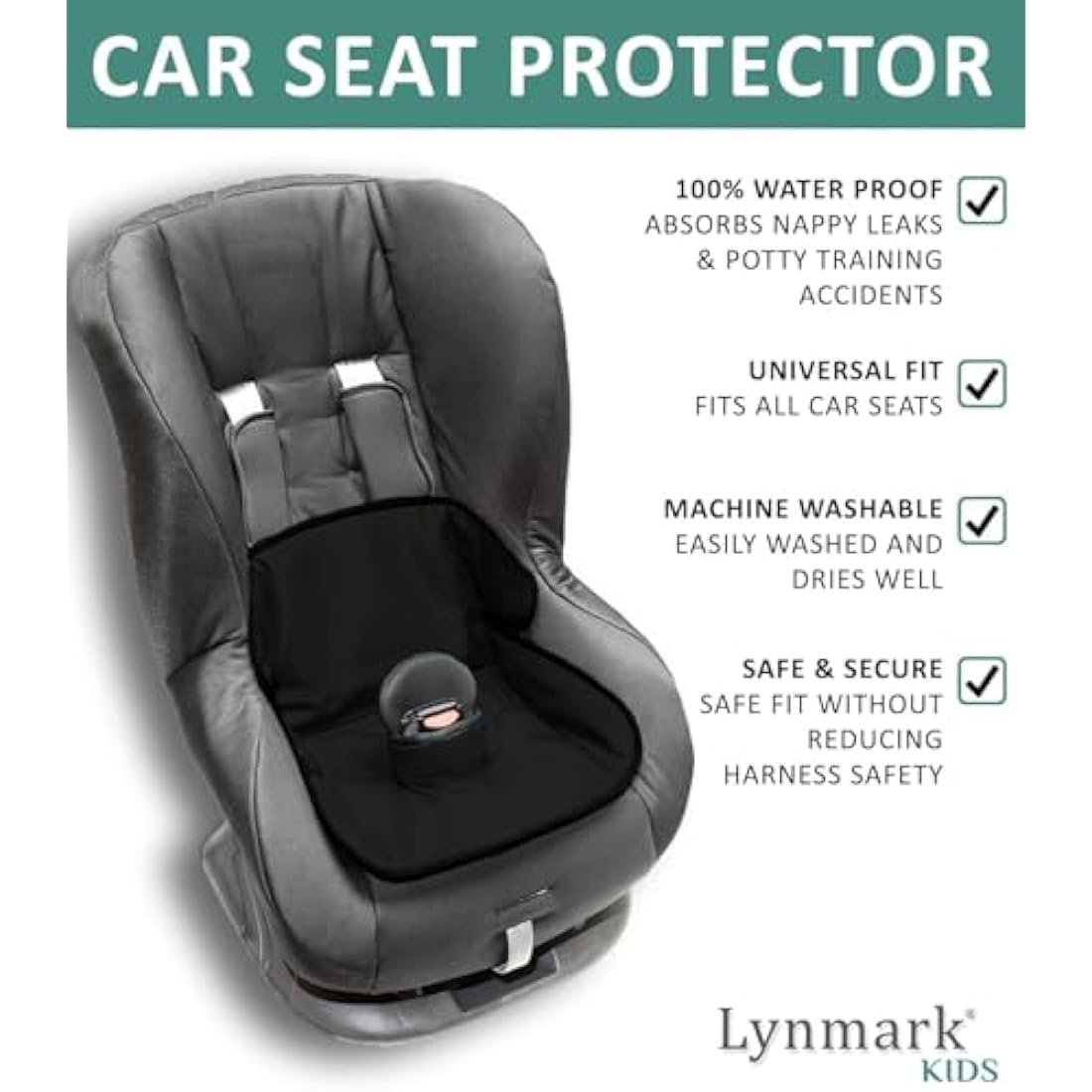 Potty Training Car Seat Protector – Waterproof Washable Liner