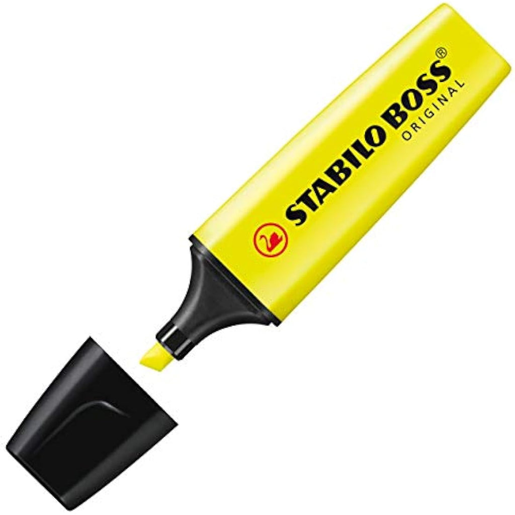 STABILO BOSS ORIGINAL Highlighter - Pack of 48 - 5 Neon Colors