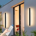 Mikeru Modern 80cm Dimmable Outdoor Wall Light | IP65 Waterproof 2-Pack