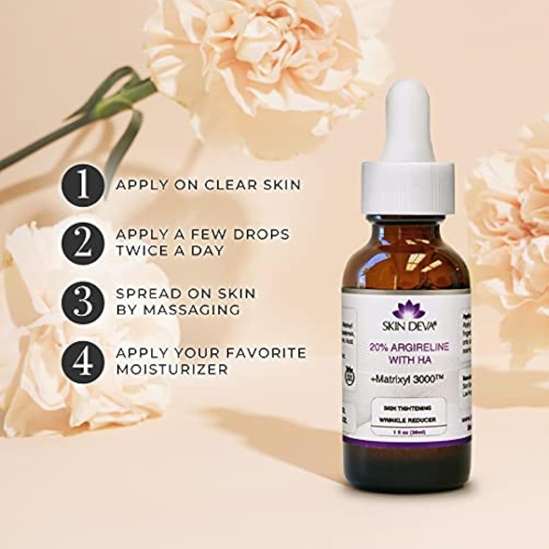 Jolof Store 20% Argireline Serum with Matrixyl 3000 & Hyaluronic Acid