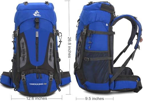 60L Hiking Backpack – Waterproof Lightweight Travel Daypack