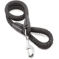 Ancol Super Rope Dog Lead – Weatherproof Black Nylon Leash – 1.07m