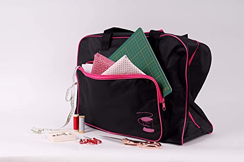 Hobby Gift Sewing Machine Bag – Universal Padded Storage Case, Fuchsia