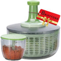 Brieftons Salad Spinner and Chopper – 6L Vegetable Washer and Dryer Set