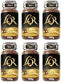 L'OR Classique Instant Coffee - Golden Roast - 150g Jars (Pack of 6)