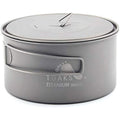 TOAKS Titanium 900ml Ultralight Camping Pot with Lid | POT-900-D130