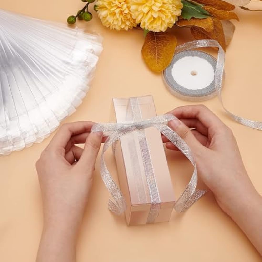 BENECREAT 30PCS Clear PVC Wedding Favour Boxes - 5x5x15cm Gift Boxes