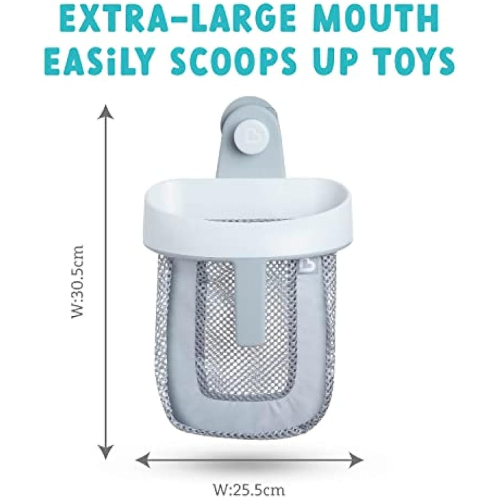 Munchkin Super Scoop Baby Bath Toy Storage Basket with Suction Cup