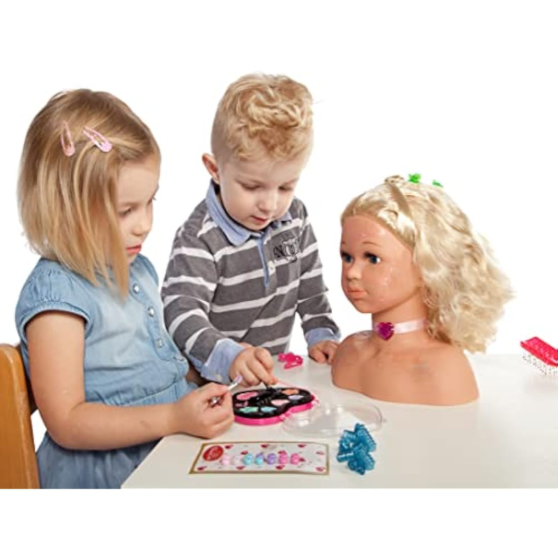 Theo Klein Princess Coralie Sophia Styling Head - Kids Makeup & Hair Toy