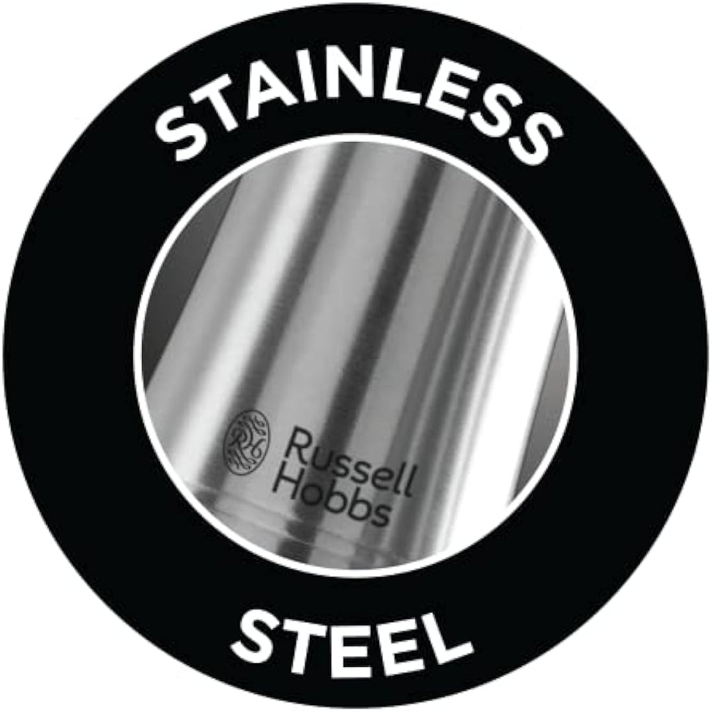 Russell Hobbs Electric Salt & Pepper Mill Set – Stainless Steel