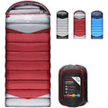ETGLCOZY XL Sleeping Bag – 4 Season Cold Weather Camping with Compression Sack