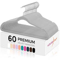 HOUSE DAY Velvet Hangers 60 Pack – Non-Slip Space Saving Suit Hangers