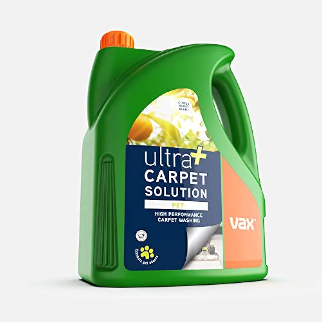 Vax Ultra+ Pet Carpet Cleaner Solution | Citrus Burst Scent - 4L