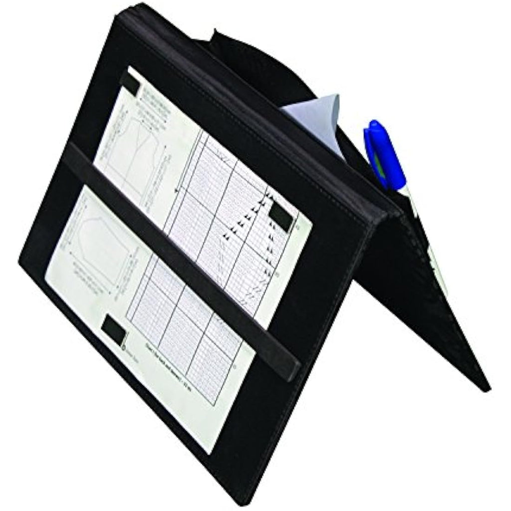 KnitPro Magma Knitting Chart Keeper | Fold Up Pattern Holder, Black