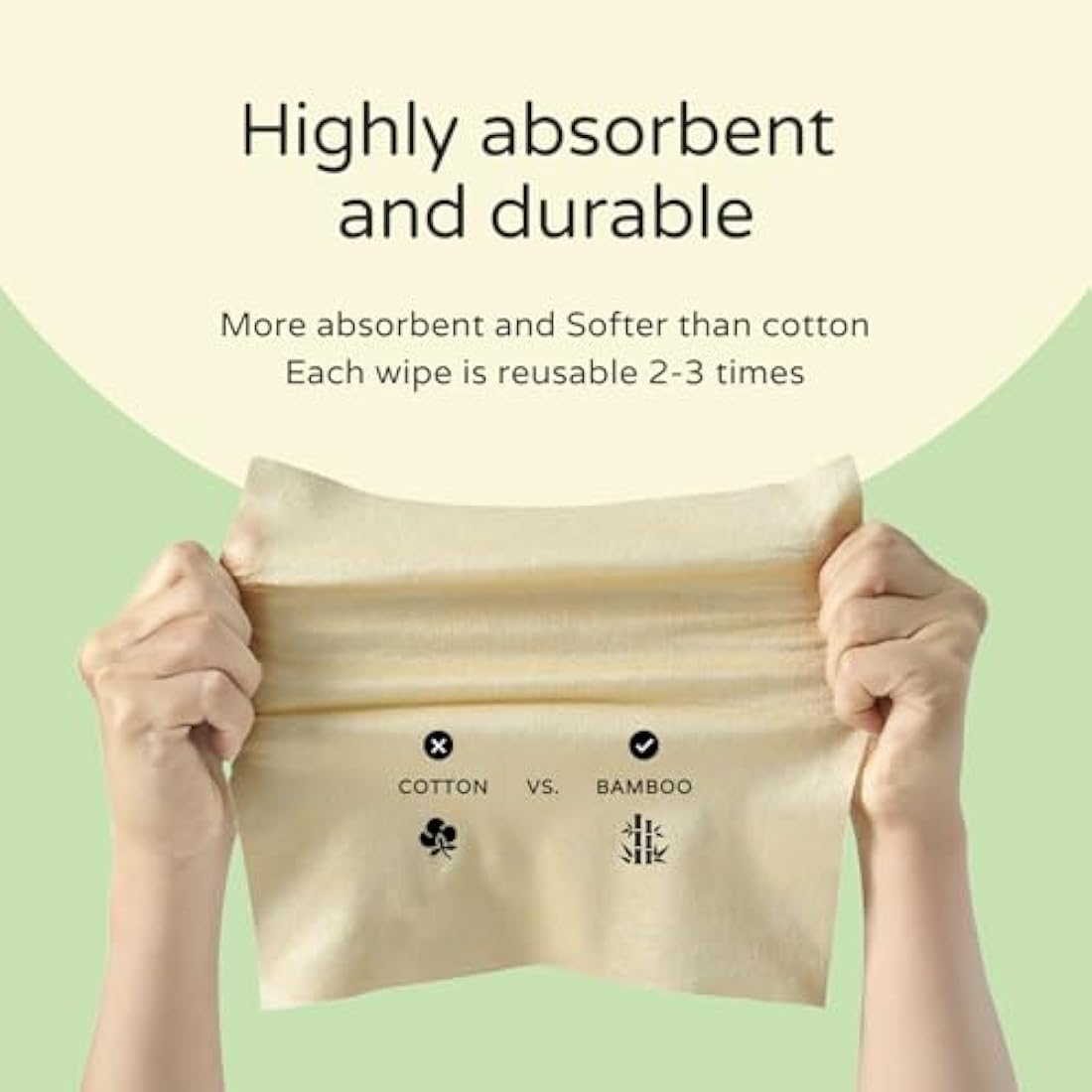 PoeticEHome Bamboo Dry Baby Wipes | 100% Pure Hypoallergenic Cloths | 400ct