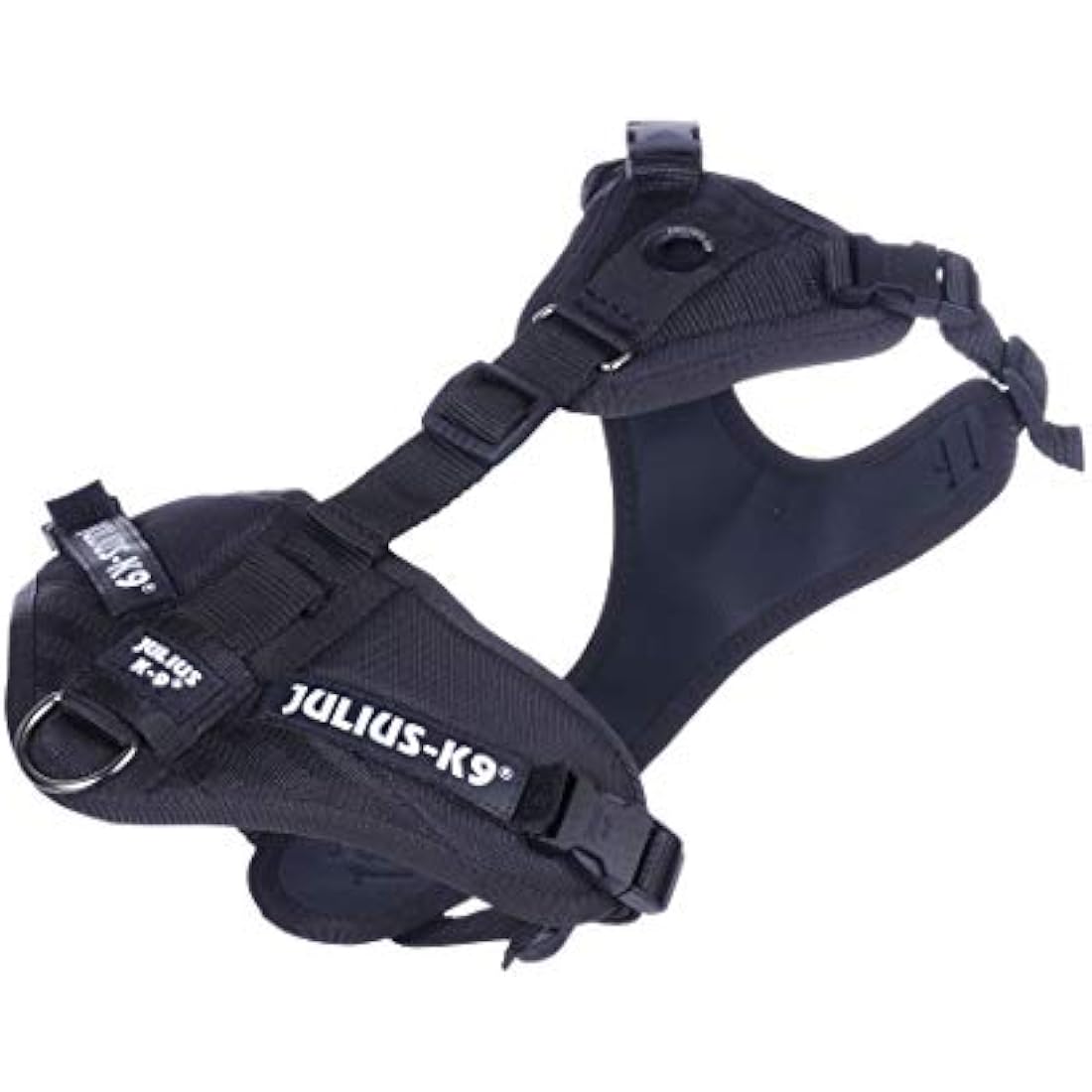 Julius-K9 Mantrailing Dog Harness | Adjustable No-Pull Gear - Black, XS