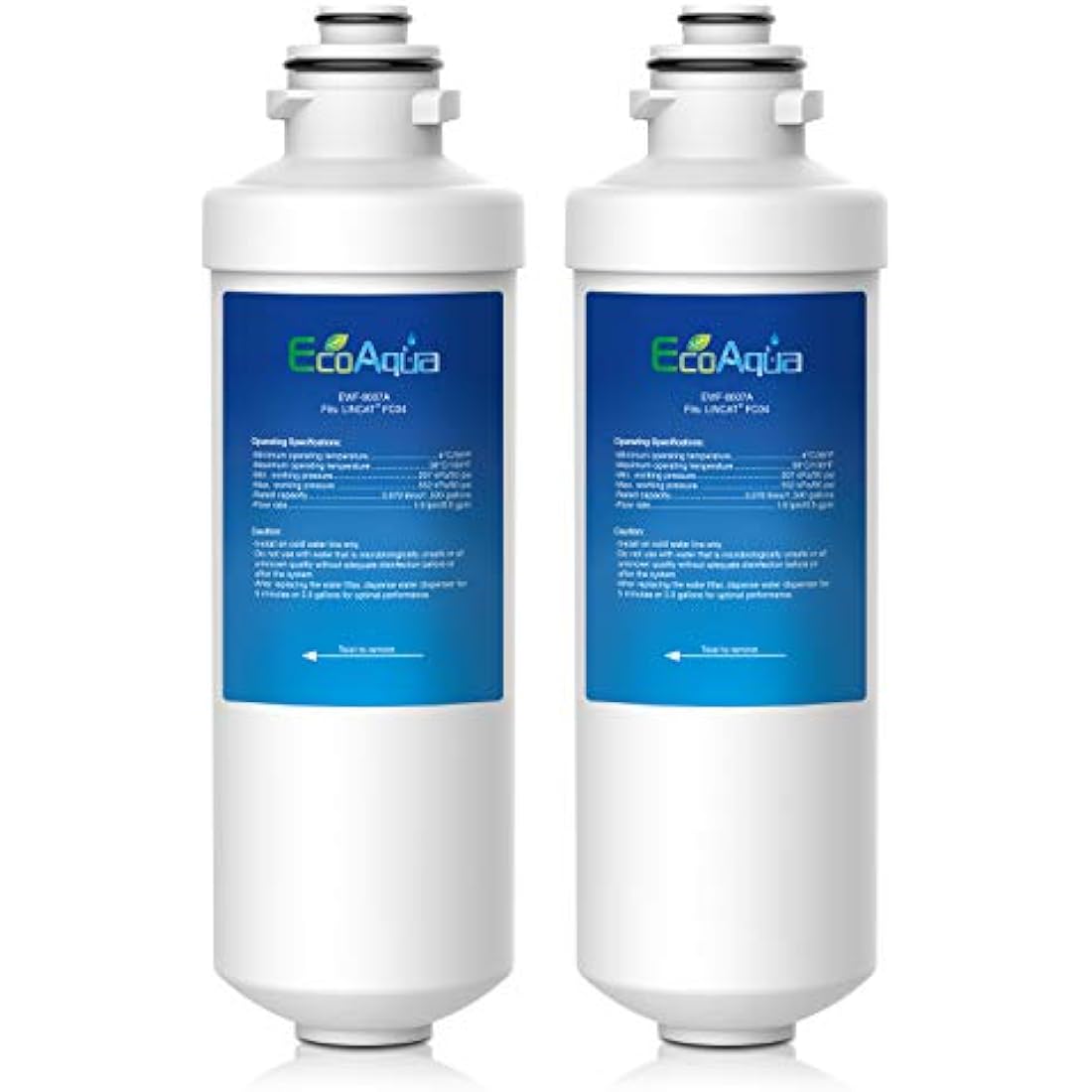EcoAqua EWF-8007A Water Filter for Lincat FC04 FX Series - 2 Pack