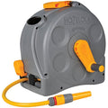 Hozelock 2-in-1 Compact Hose Reel (25m) – Portable & Wall-Mounted