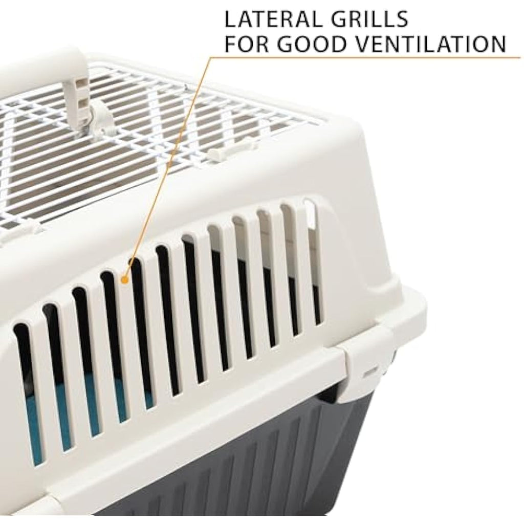 Ferplast Pet Carrier for Cats and Small Dogs – Durable 60cm Travel Box