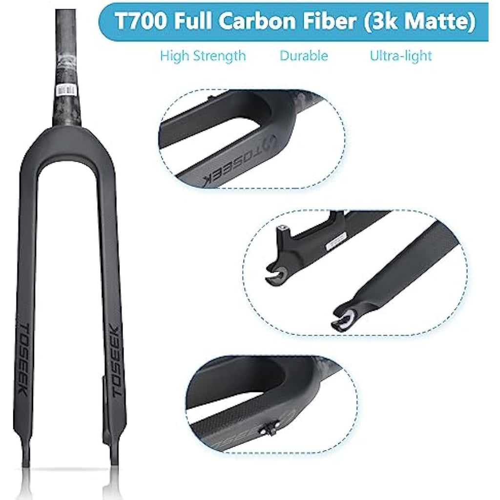 Splumzer MTB Fork | Full Carbon Fiber 26/27.5/29" Straight Tube