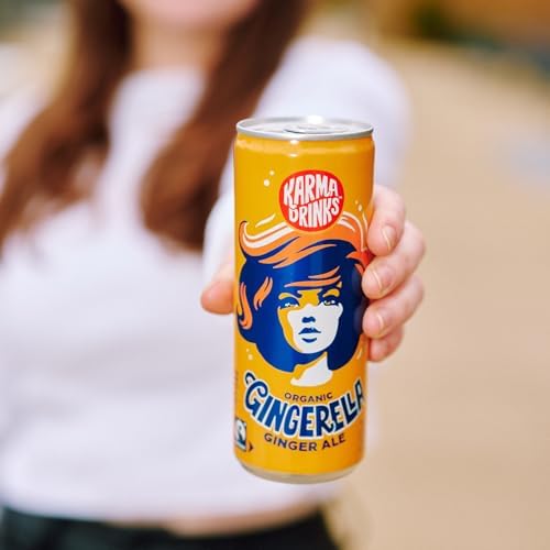 Karma Drinks Gingerella Organic Ginger Ale - 24 x 250ml Cans