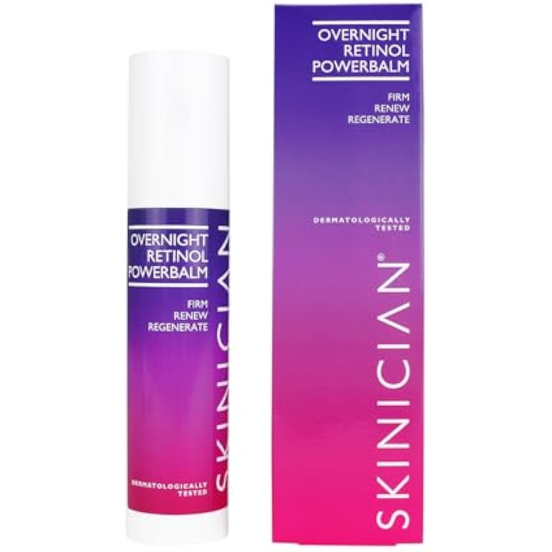 SKINICIAN Ageless Overnight Retinol Powerbalm – Anti-Ageing Peptide Serum